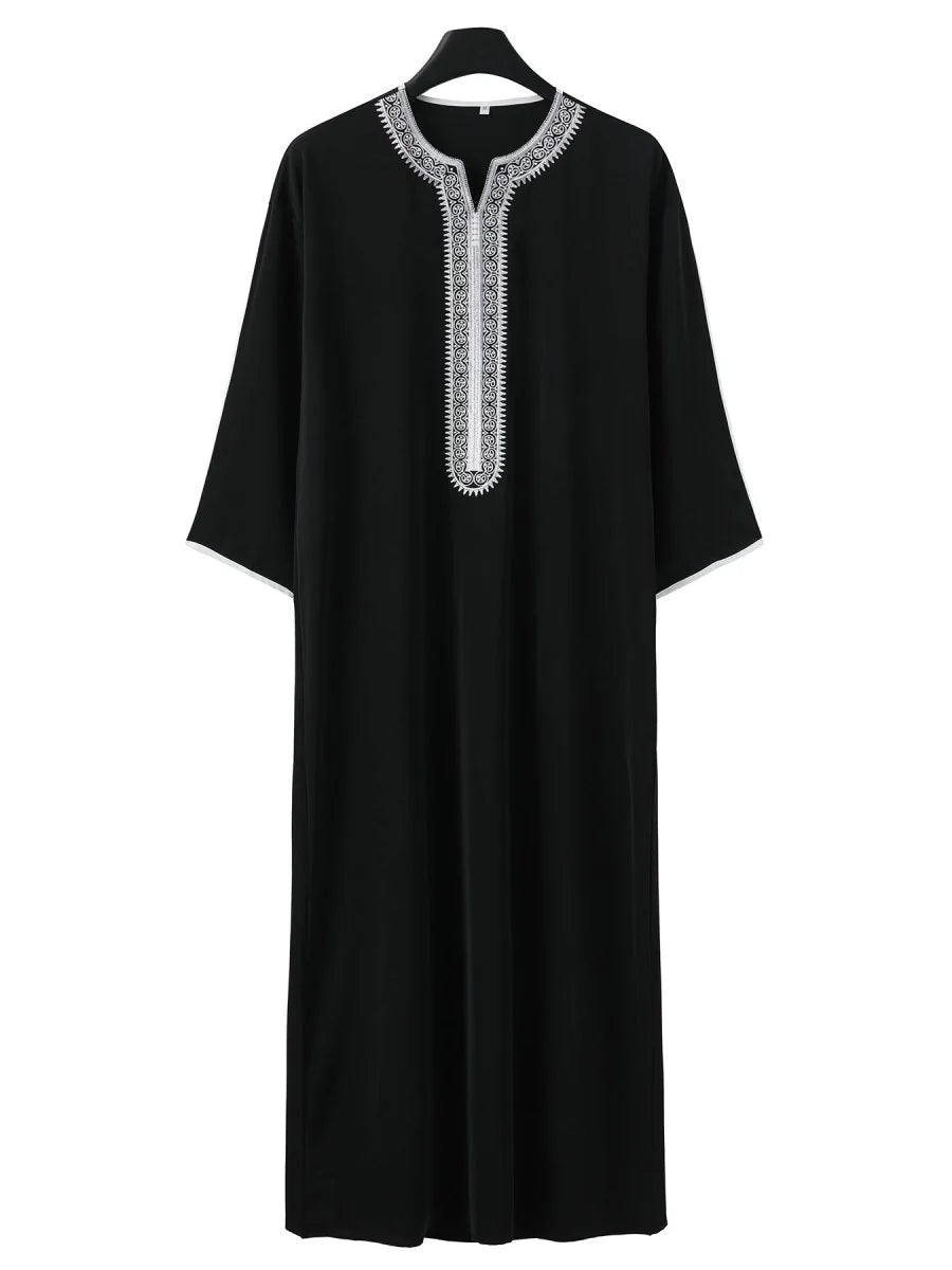 Premium Embroidered Thobe