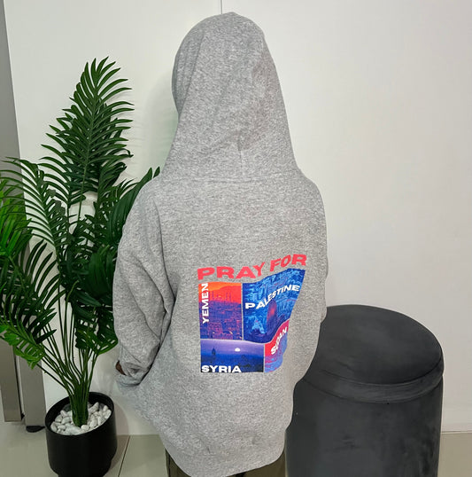 Pray For Humanity - Youth Oversized Hoodie