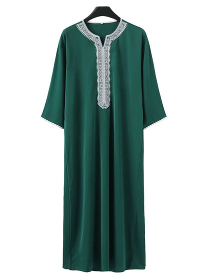Premium Embroidered Thobe