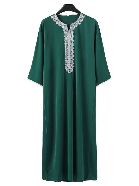 Premium Embroidered Thobe