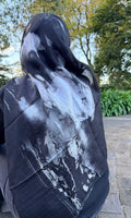 Black Watercolour Printed Modal Hijab