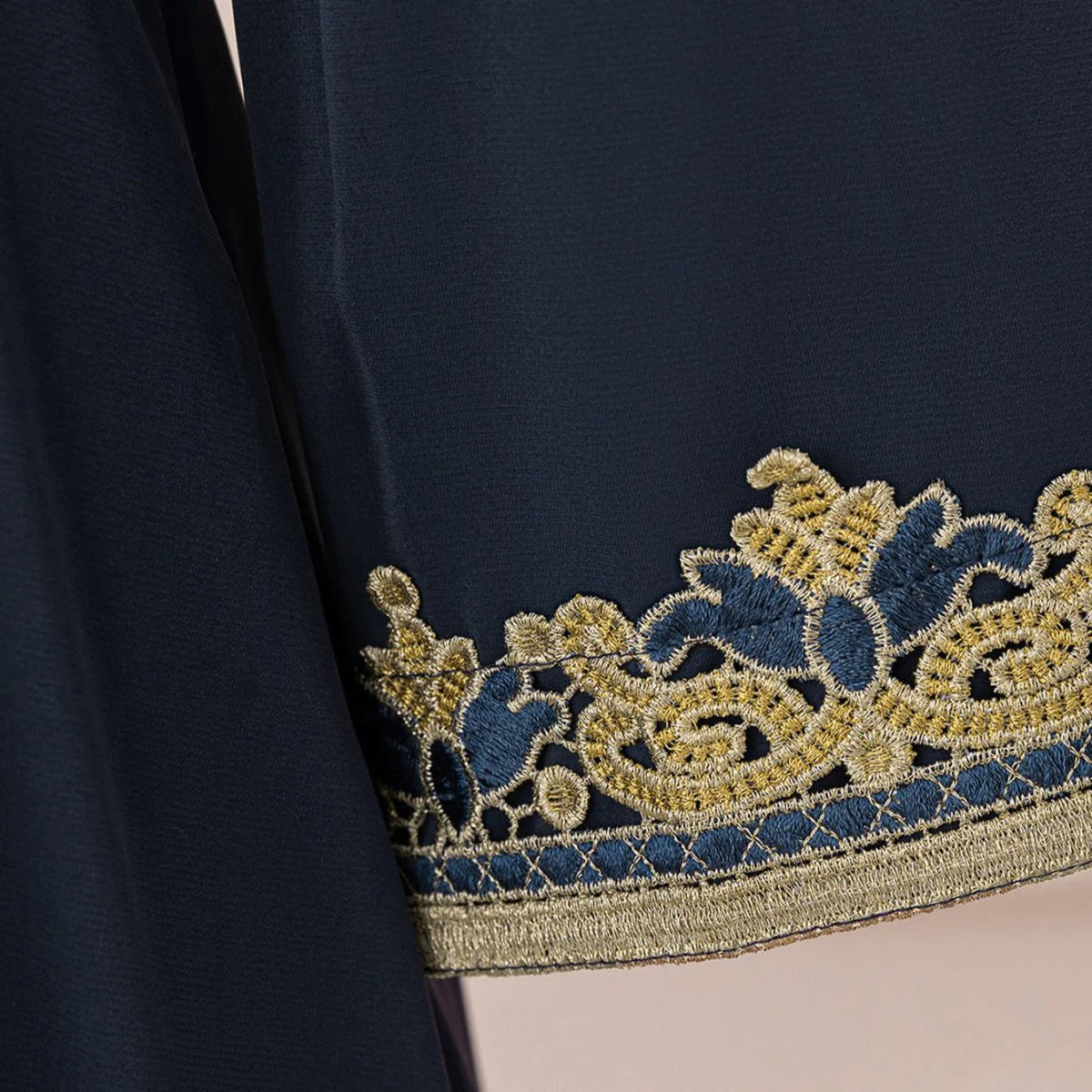 Girls Embroidered Kaftan Dress