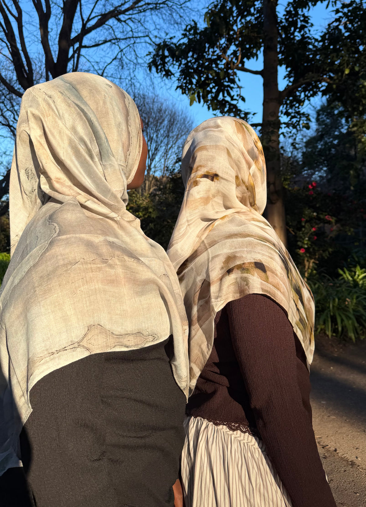 Sandstone Marble Printed Modal Hijab