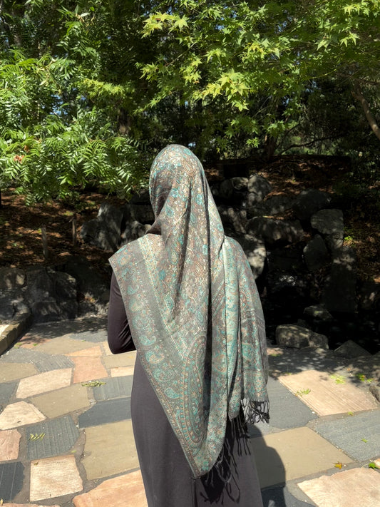 Forest Green Pashmina