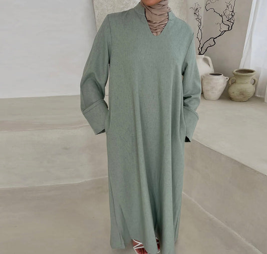 Safiya Linen Abaya