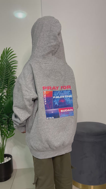 Pray For Humanity - Youth Oversized Hoodie
